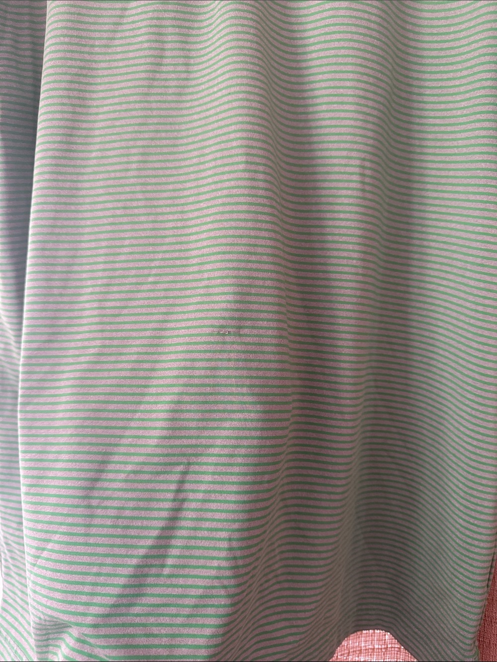 Under Armour Men’s Green Striped Polo Shirt - Picture 3 of 3